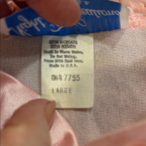 Vintage Night Time Creations Pink Ruffled Flannel Long Nightgown - Picture 3 of 15